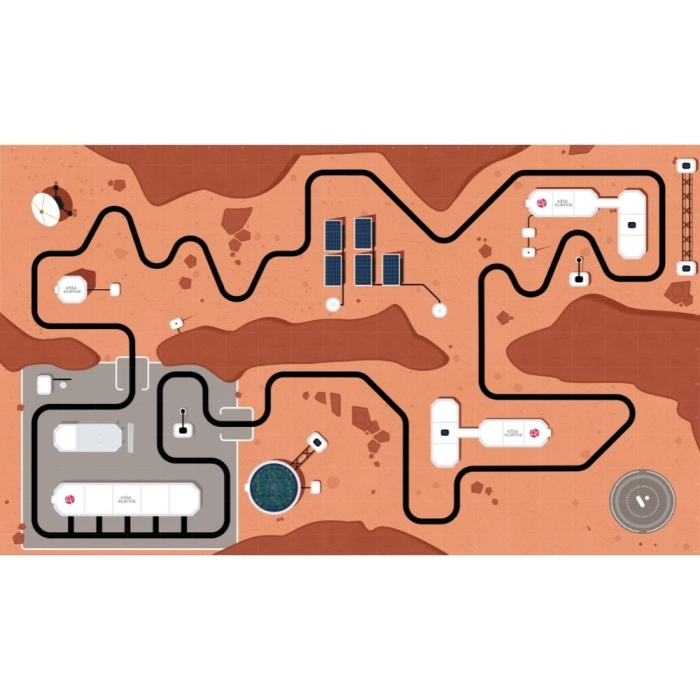 Piste en PVC pour robot suiveur de ligne